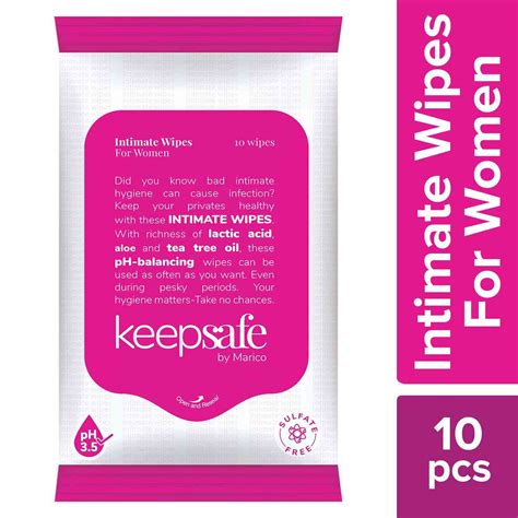 Buy Keepsafe Intimate Wipes For Women 10 Pcs Online At Flat 18 Off Pharmeasy