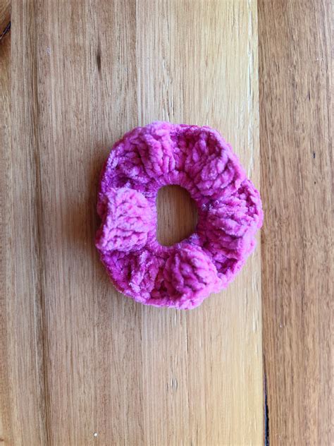 Crochet Velvet Scrunchies Etsy Australia