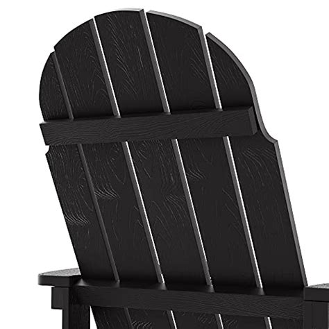 SERWALL Adirondack Chair With Cup Holder Weather Resistant Adirondack