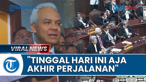 Sayonara Ganjar Seusai MK Tolak Gugatan Sengketa Hasil Pilpres 2024