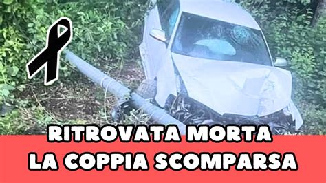 LA COPPIA SCOMPARSA DA GIORNI É STATA TROVATA MORTA IN AUTO LA