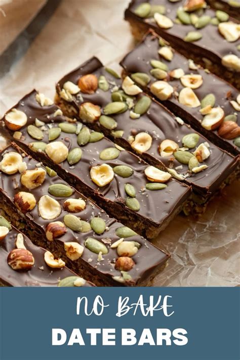 No Bake Date Nut Bars It S All Good Vegan Recipe Vegan Desserts