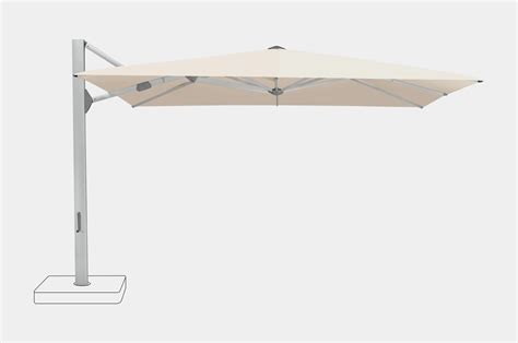 Glatz AMBIENTE NOVA Schwenkbarer Seitenmastschirm 300 500cm BEGA