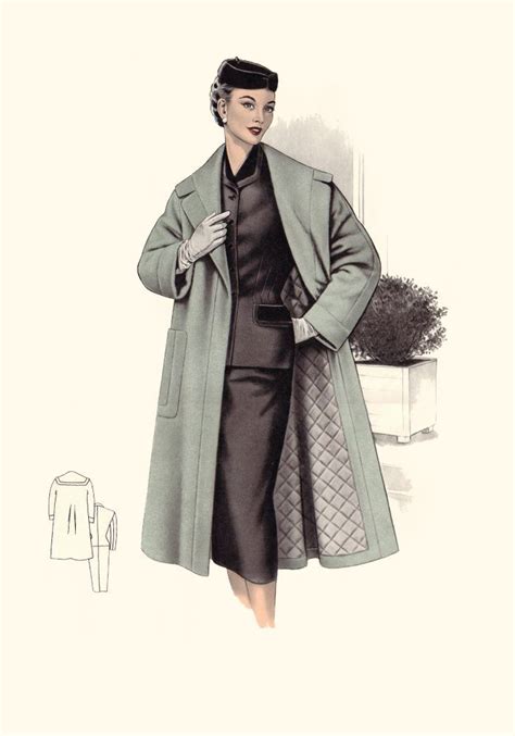 1950s fashion plates - Google Search | Stili di cucito vintage ...