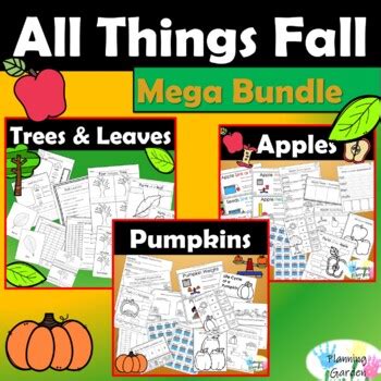 fall science mega bundle fall life cycles  planning garden