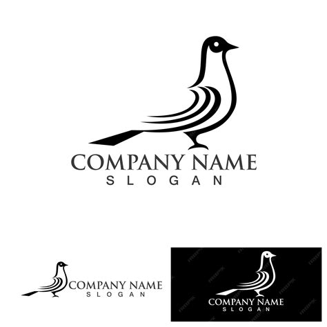 Premium Vector Pigeon Bird Logo Vector Icon Illustration Design Template