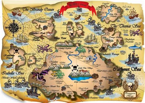 Mapa Do Tesouro Para Imprimir Mapas De Piratas Mapa Do Tesouro Mapa