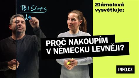 Zlámalová vysvětluje Proč v Německu nakoupím levněji než u nás YouTube