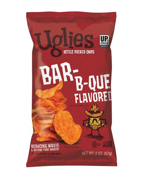 Uglies Bbq Kettle Cooked Potato Chips Gluten Free Snacks Kosher Friendly Chips