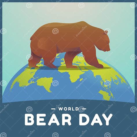 Vector Graphic Of World Bear Day Ideal For World Bear Day Celebration