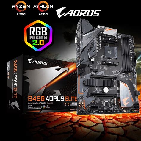 Motherboard Gigabyte B450 Aorus Elite Am4 Amd B450 Sata 6gbs