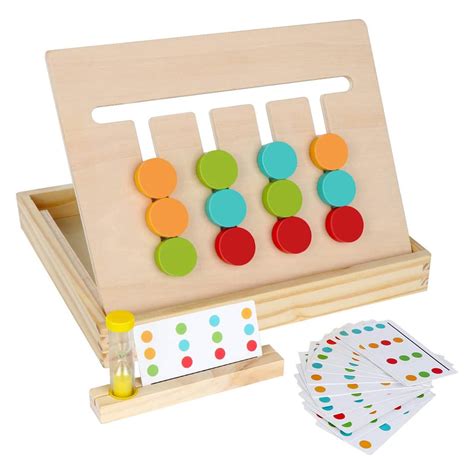 Amazon Montessori Learning Toys Slide Puzzle Color Shape