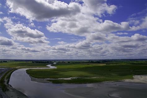 Desembocadura Del Rio Couesnon Desde El Mont Sant Michel Outdoor