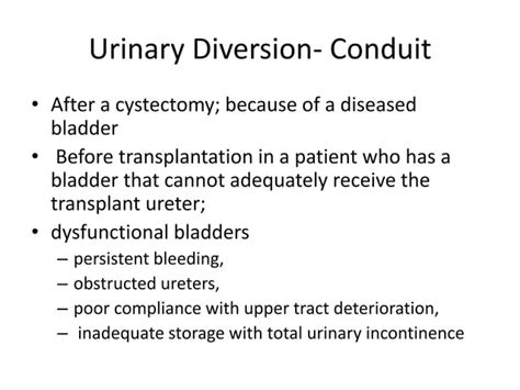 Urinary Diversion