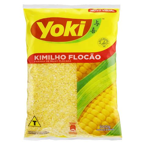 Farinha de Milho Flocão Yoki Kimilho Pacote 500g BIG BOX Taguatinga