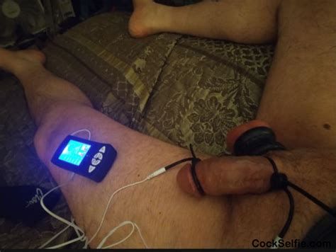 Estim Play Posted To Cock Selfie