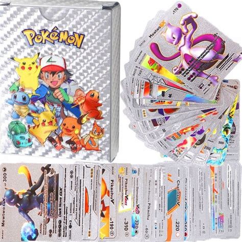 KARTY POKEMON 3w1 165 sztuk ZŁOTE CZARNE SREBRNE ERLI pl