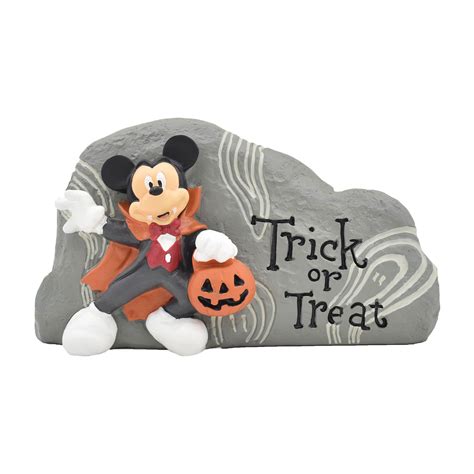 Buy: Mickey Mouse Trick or Treat Halloween 5″ Garden Rock Flagology.com