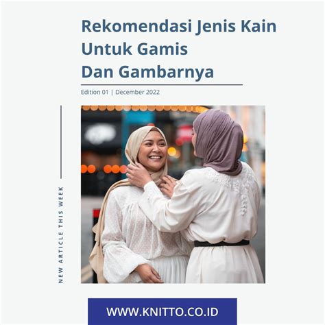 5 Rekomendasi Jenis Kain Untuk Gamis Terbaik Dan Gambarnya