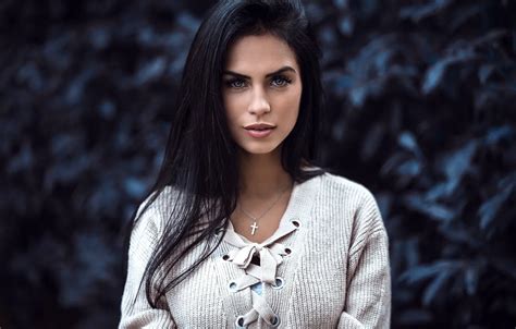 Wallpaper Look Face Background Model Portrait Brunette Marlen Alvarez Valderrama For