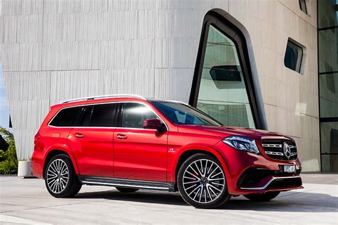 Hd Wallpaper Red Mercedes Benz Suv Amg X166 Gls Class Car Mode Of Transportation