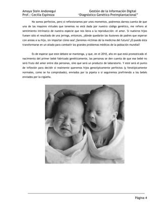 Diagnostico Genetico Pdf