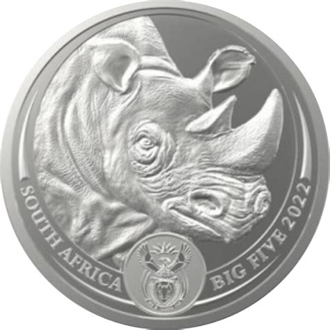 S Dafrika Big Five Ii Ausgabe Nashorn Oz Silber