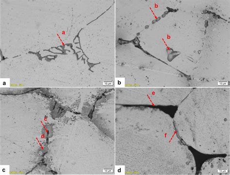 Optical Micrographs Taken From As Cast Aa6063 Base Alloy A Base