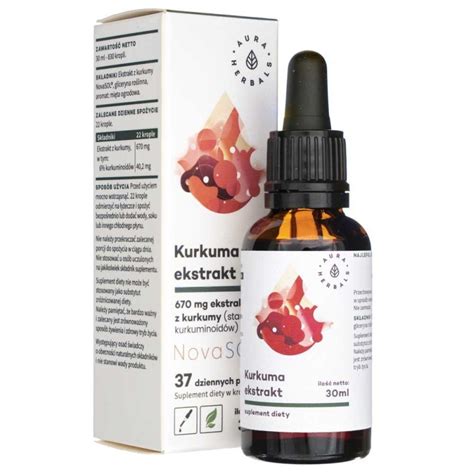 Aura Herbals Kurkuma Ekstrakt Nova Sol Krople Ml