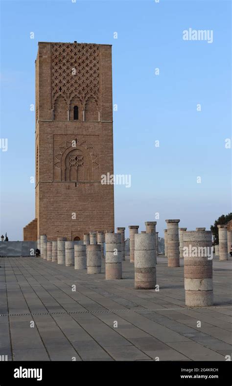 Hassan Tower Near The Mausoleum Of King Mohammed V Stock Photo Alamy