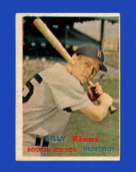 Topps Set Break Billy Klaus Vg Vgex Gmcards Ebay