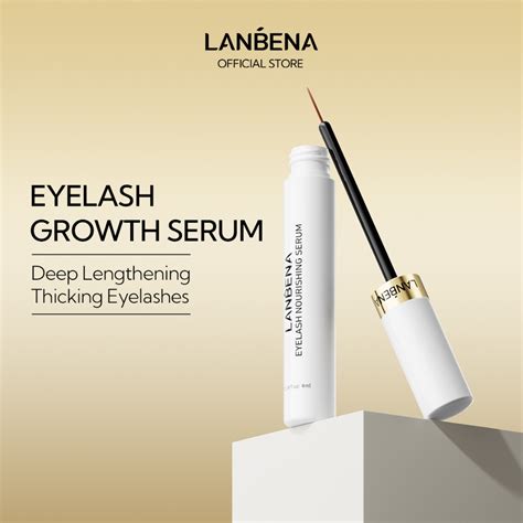 Lanbena Eyelash Growth Enhancer Eye Lash Longer Thicker Serum Eye Skin