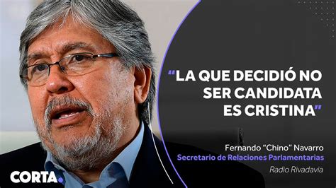 Corta On Twitter Fernando Chino Navarro Sostuvo Que La