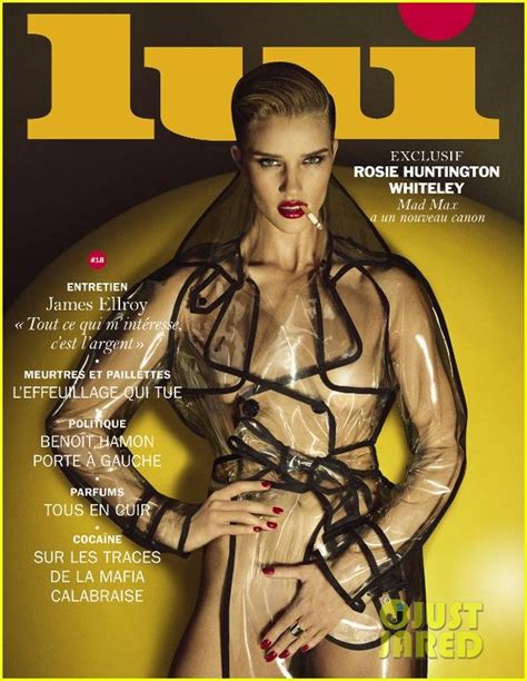 Rosie Huntington Whiteley Bares It All For Nude Lui Spread Photo