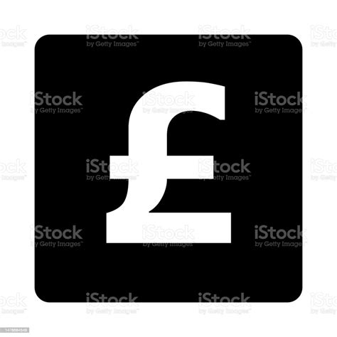 Pound Box Icon Pound Sterling Vector Stock Illustration Download