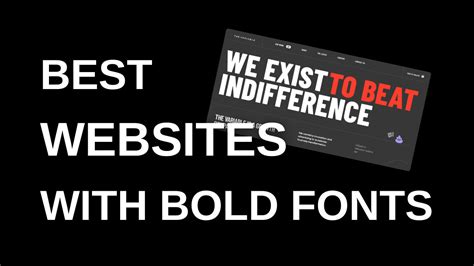 5 Best Websites With Bold Fonts That Create Instant Impact Designrush