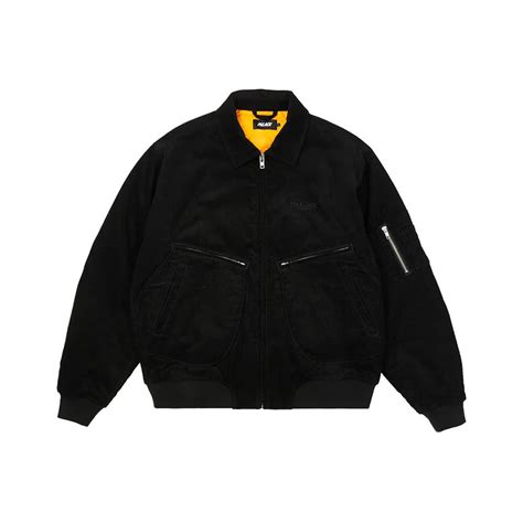 Palace Cord MA-1 Jacket BlackPalace Cord MA-1 Jacket Black - OFour
