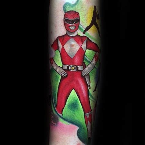 Power Rangers Tattoo Designs For Men Superpower Ink Ideas