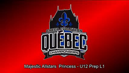 Majestic Allstars Princess – U12 Prep L1 | Canadian Cheer 2023 Quebec Championships – Cheer TV