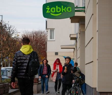 Zabka Convenience Store Seen Warsaw Poland Editorial Stock Photo