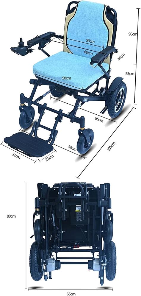 NEOCHY Silla de ruedas portátil de moda resistente ligera plegable