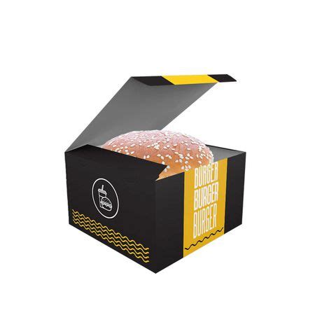 CAIXA PARA BATATA FRITA DELIVERY BLACK YELLOW 50 UNIDADES CaixaMix