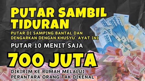 Putar Sambil Tiduran Menit Saja Uang Datang Sendiri Kerumah Mu