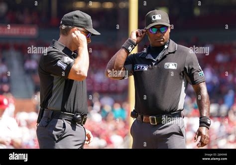 St Louis United States 27th Apr 2022 Umpire Crew Chief Mark Wegner