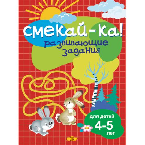 Развивающие задания для детей 4-5 лет. Литур