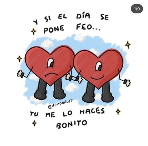 Two Red Hearts Are Holding Hands With The Words I Love You In Spanish