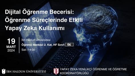 Dijital Öğrenme Becerisi Öğrenme Süreçlerinde Etkili Yapay Zeka