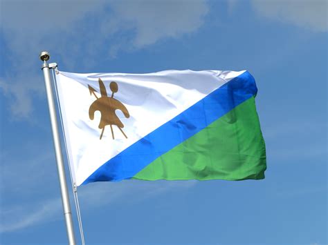 Lesotho Old 3x5 Ft Flag 90x150 Cm Royal Flags