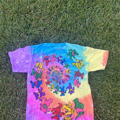 Tie Dye Grateful Dead Tee -Fits Men’s S or Women’s... - Depop