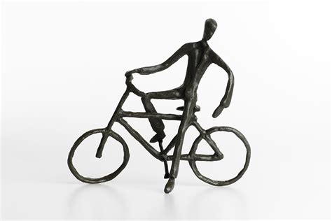 Man On A Bicycle Sculpture Cyclemiles